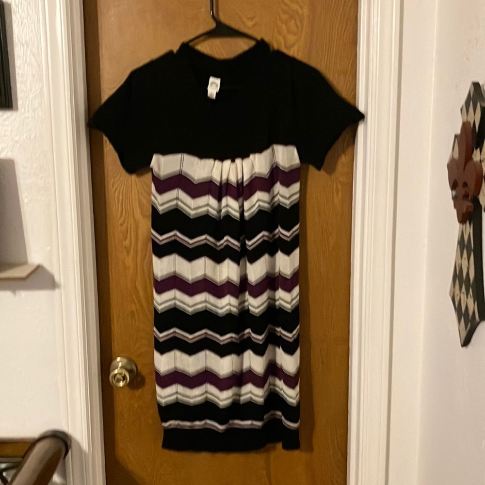 Sangria short sleeve sweater dress